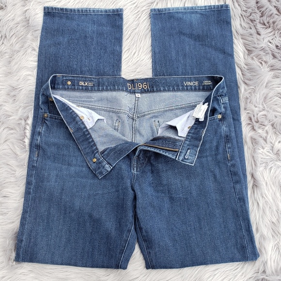 DL1961 Mens Vince Casual Straight-Leg Jean In Diablo